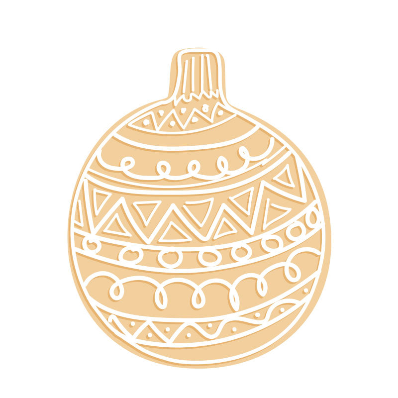 Coo Kie Christmas Ornament Cookie Cutter