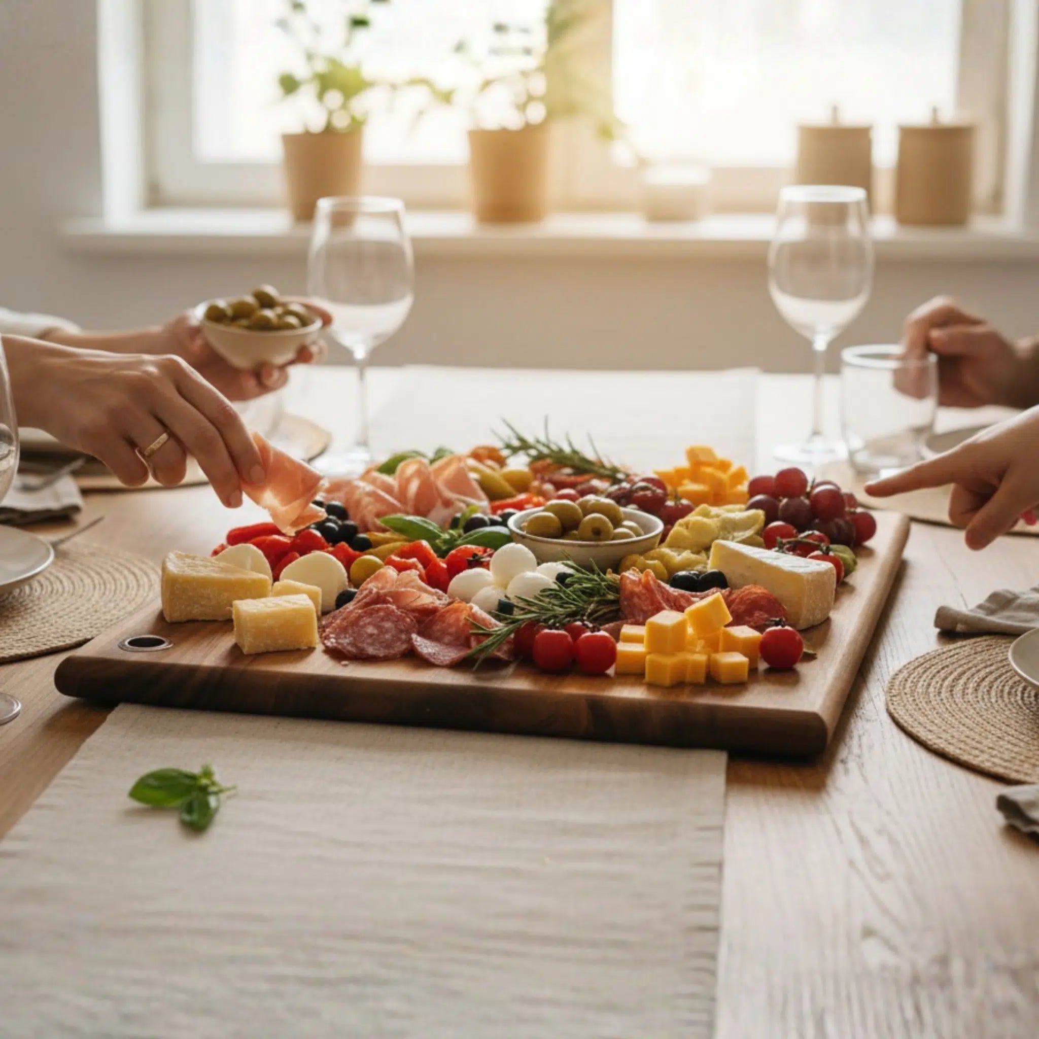 KH Hand Kraft Acacia Serving Board 35 x 27 x 2.5cm