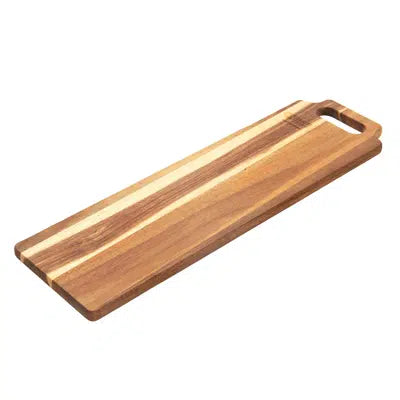 KH HandKraft Acacia Serving Board with Hole Handle 58 x 21.5cm