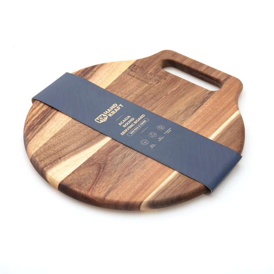 KH Hand Kraft Acacia Round Serving Board 30cm