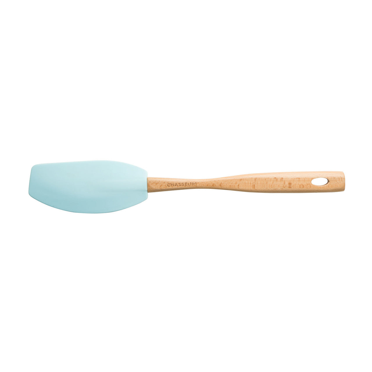 Chasseur Silicone Curved Spatula - Duck Egg Blue
