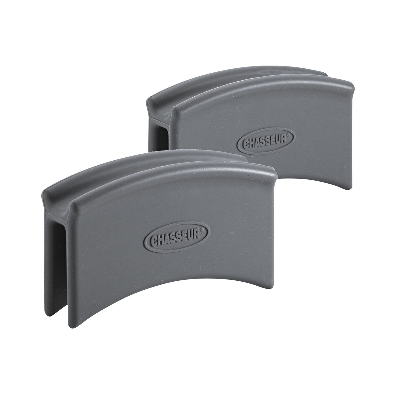 Chasseur 2 Piece Silicone Pot Handle Holder - Grey