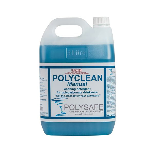 Polysafe Polyclean Manual Detergent (5.0lt)