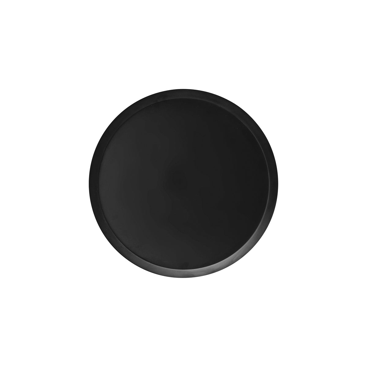 Chef Inox Cake Plate Black Polycarbonate 285x18mm