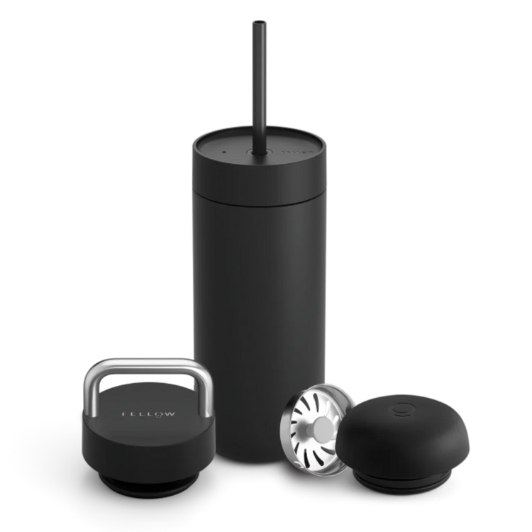 Fellow Carter 3-In-1 Lid Carry Matte Black - 473ml/16oz