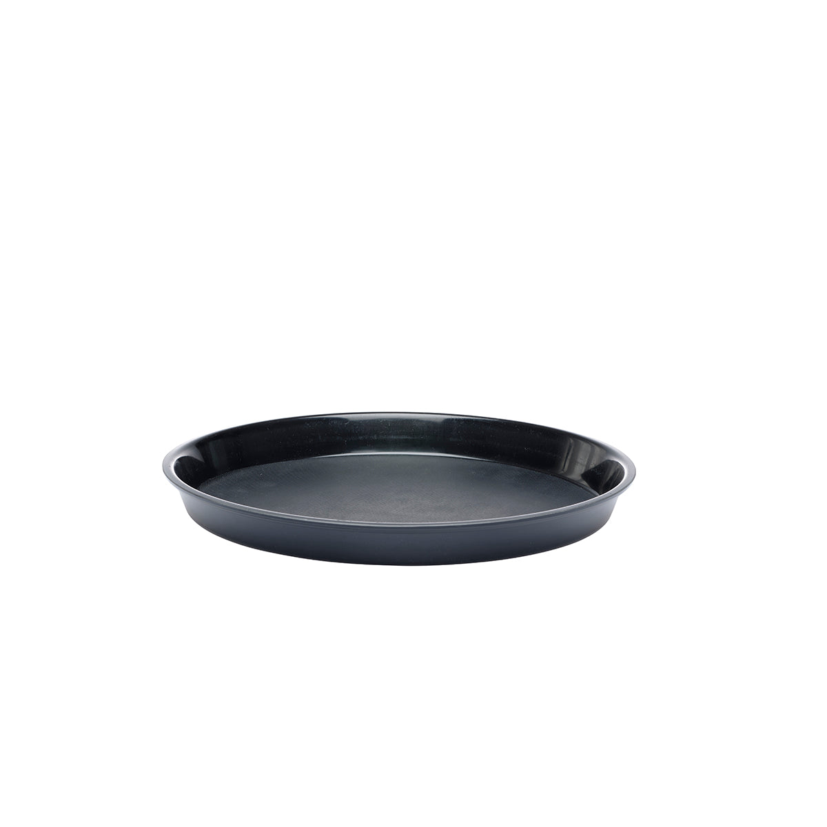 Chef Inox Round Bar Tray Non-Slip PP Black 320x37mm