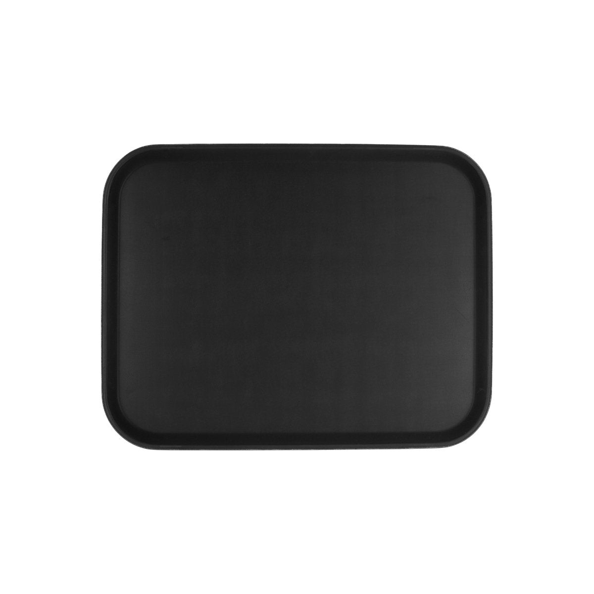 Chef Inox Non-Slip Rectangular Black Tray 350x450mm