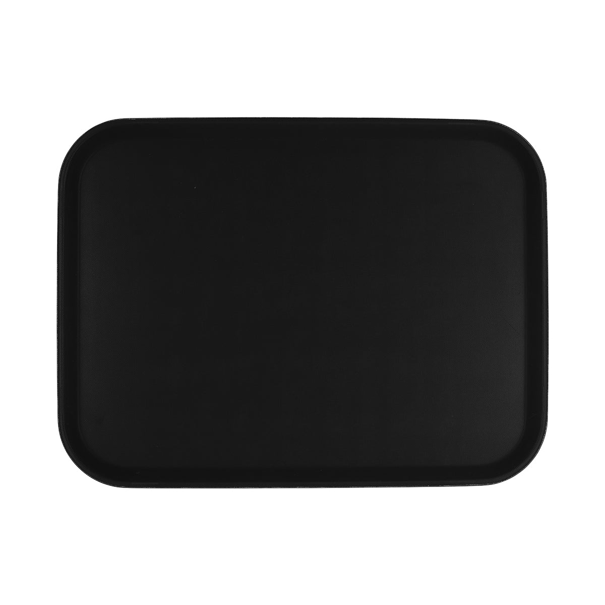 Chef Inox Non-Slip Rectangular Black Tray 405x550mm
