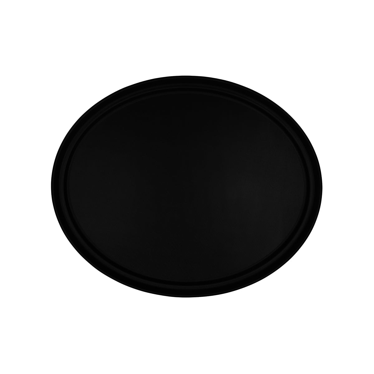 Chef Inox Non-Slip Oval Tray Non-Slip Plastic 680x555mm