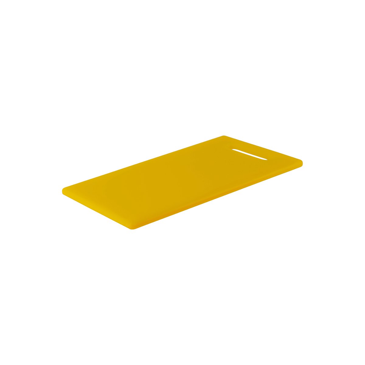 Chef Inox Cutting Board Polyethylene Yellow with Handle 450x300x12mm