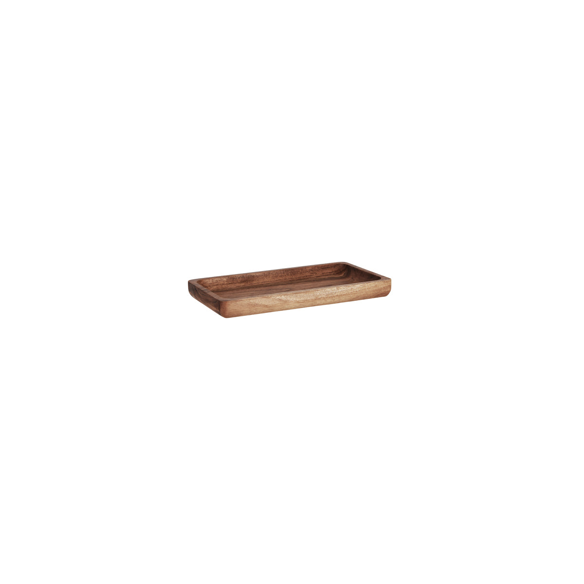 Chef Inox Serve Natural Acacia Rectangular Tray 254x140x25mm