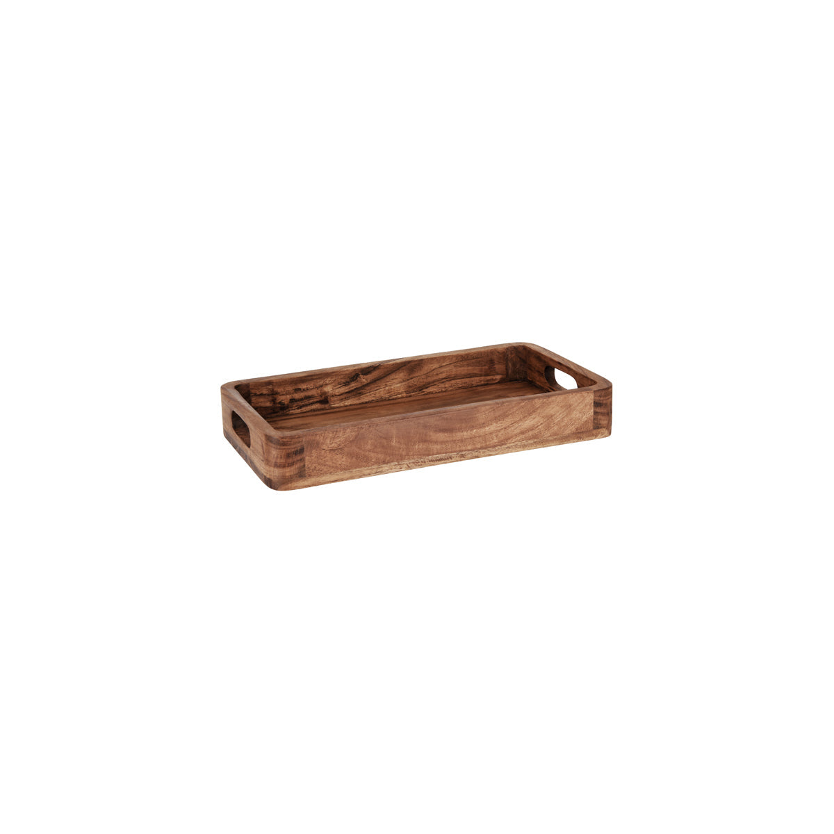 Chef Inox Serve Natural Acacia Rectangular Deep Tray 355x200x50mm
