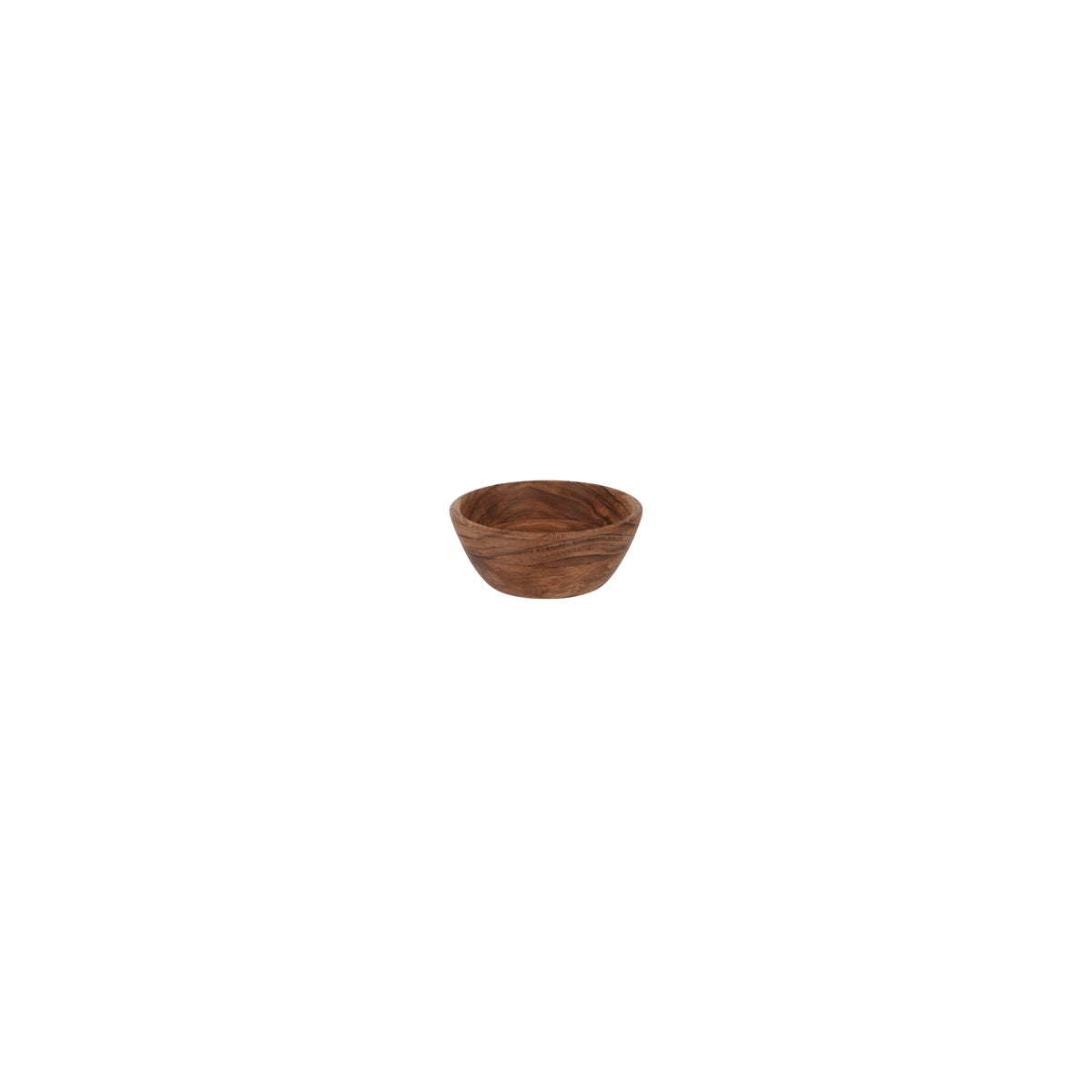 Chef Inox Serve Natural Acacia Round Dip Bowl Deep 130x50mm