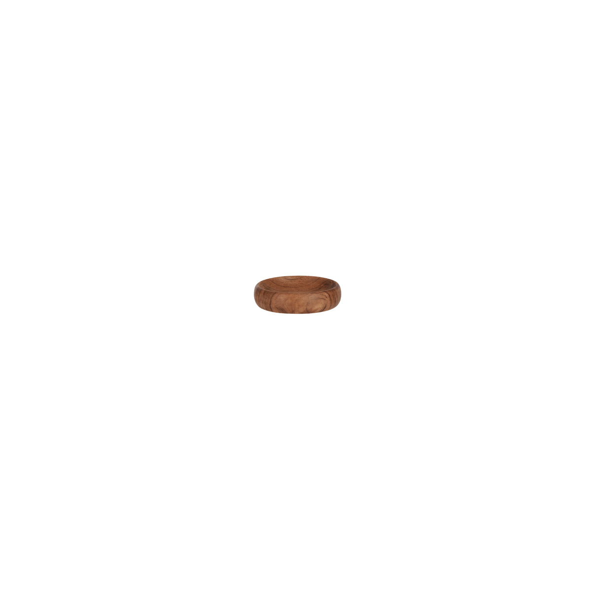 Chef Inox Serve Natural Acacia Round Dip Bowl 100x25mm