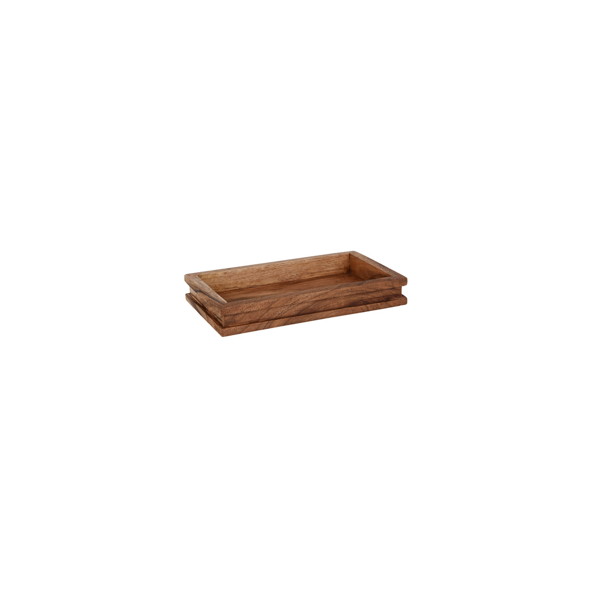 Chef Inox Serve Natural Acacia Display Tray GN 1/4 265x162x40mm