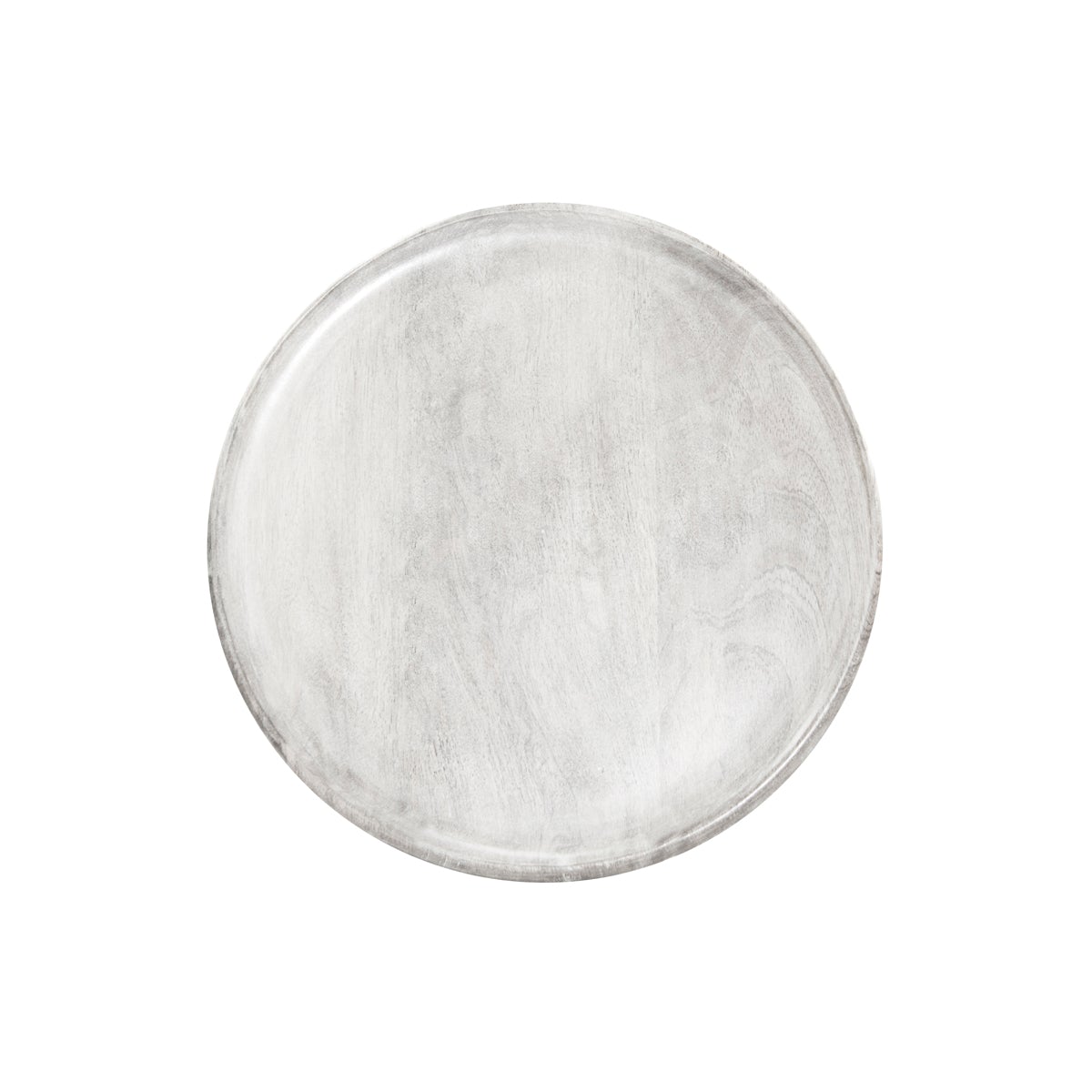 Chef Inox Round Serving Board White 300x15mm