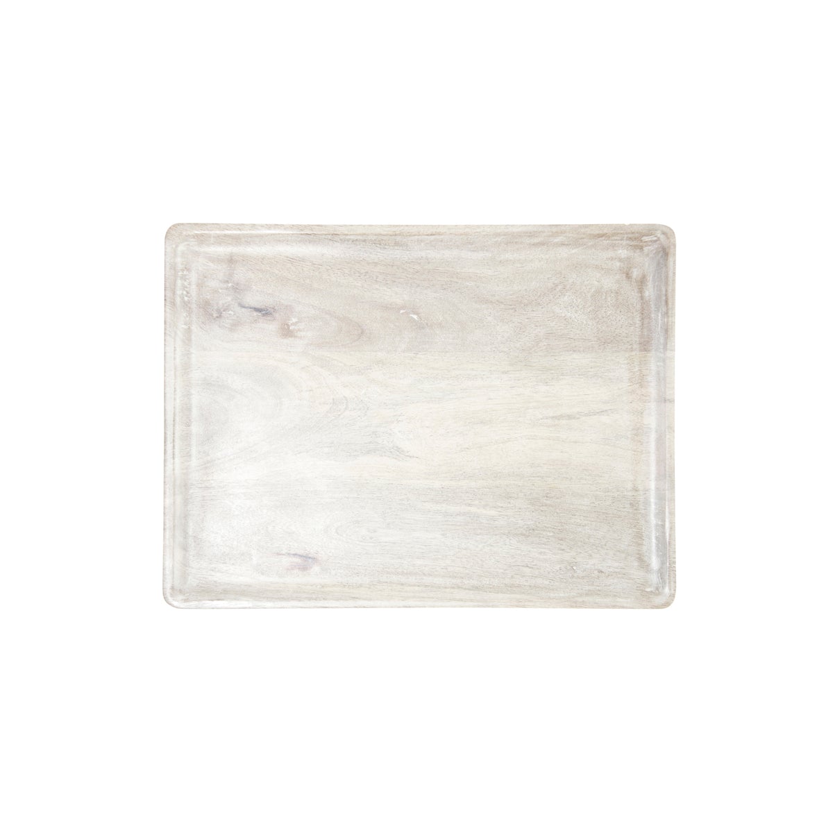 Chef Inox Mango Wood Rectangular Serving Board White 350x255x15mm
