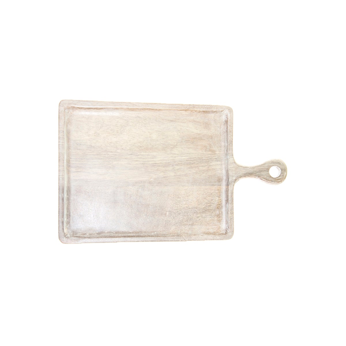 Chef Inox Rectangular Serving Board with Handle White 300x200x15mm