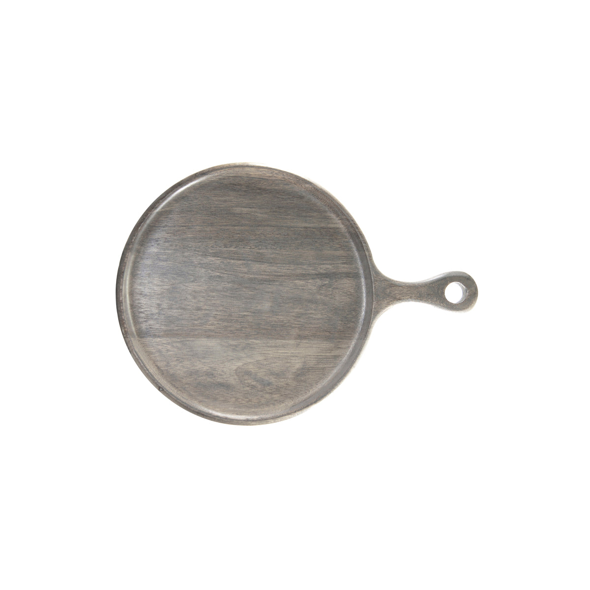 Chef Inox Round Serving Board with Handle Grey 250x15mm