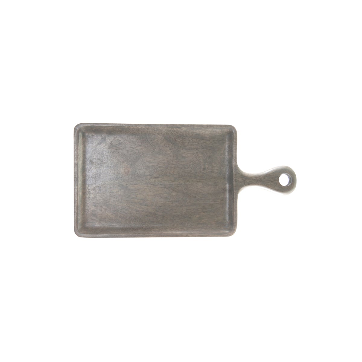 Chef Inox Rectangular Serving Board with Handle Grey 260x180x15mm