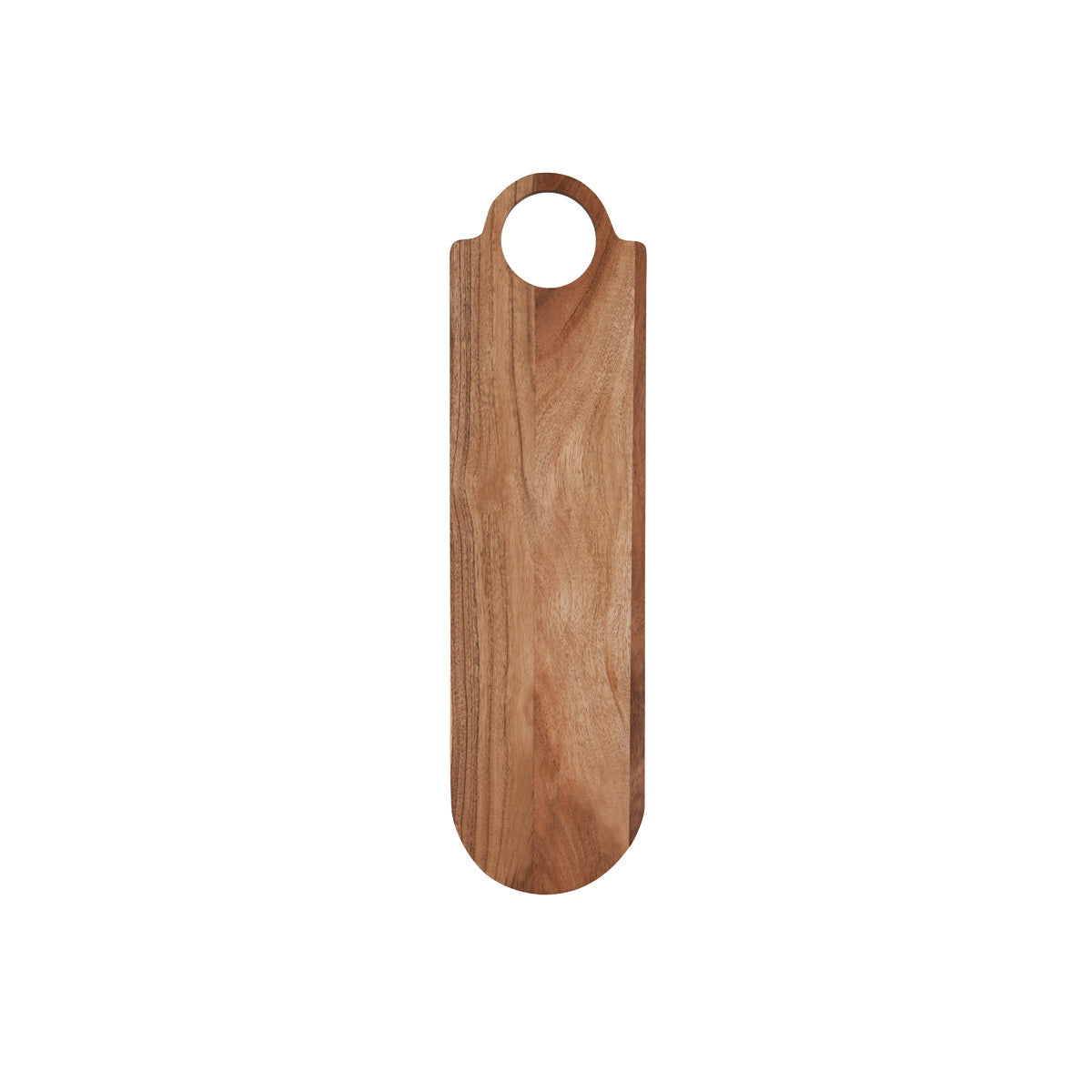 Chef Inox Serve Natural Acacia Oval Board with Loop Handle 560x150x15mm