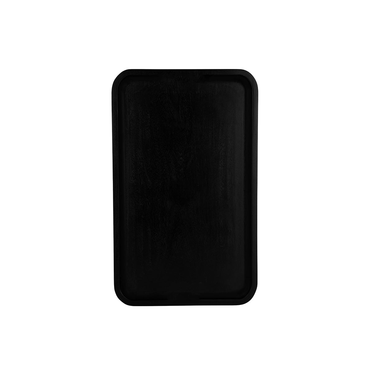 Chef Inox Serve Black Acacia Rectangular Tray 530x325x25mm