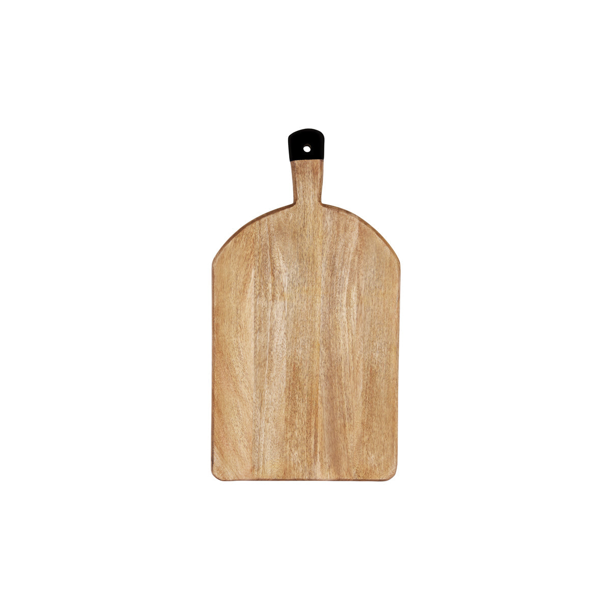 Chef Inox Mango Wood Rectangular Serving Board with Black Handle 520x280x40mm