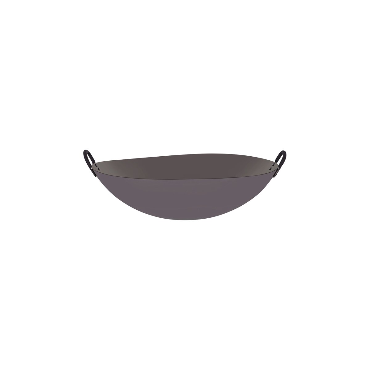 Chef Inox Asian Wok Iron Two Handles 350mm