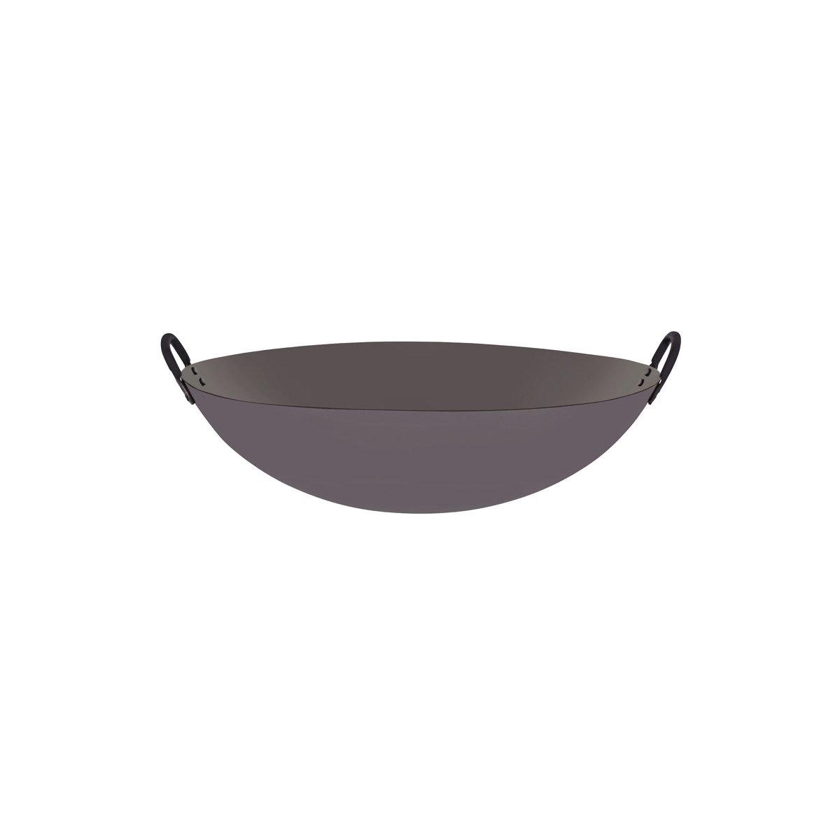 Chef Inox Asian Wok Iron Two Handles 400mm