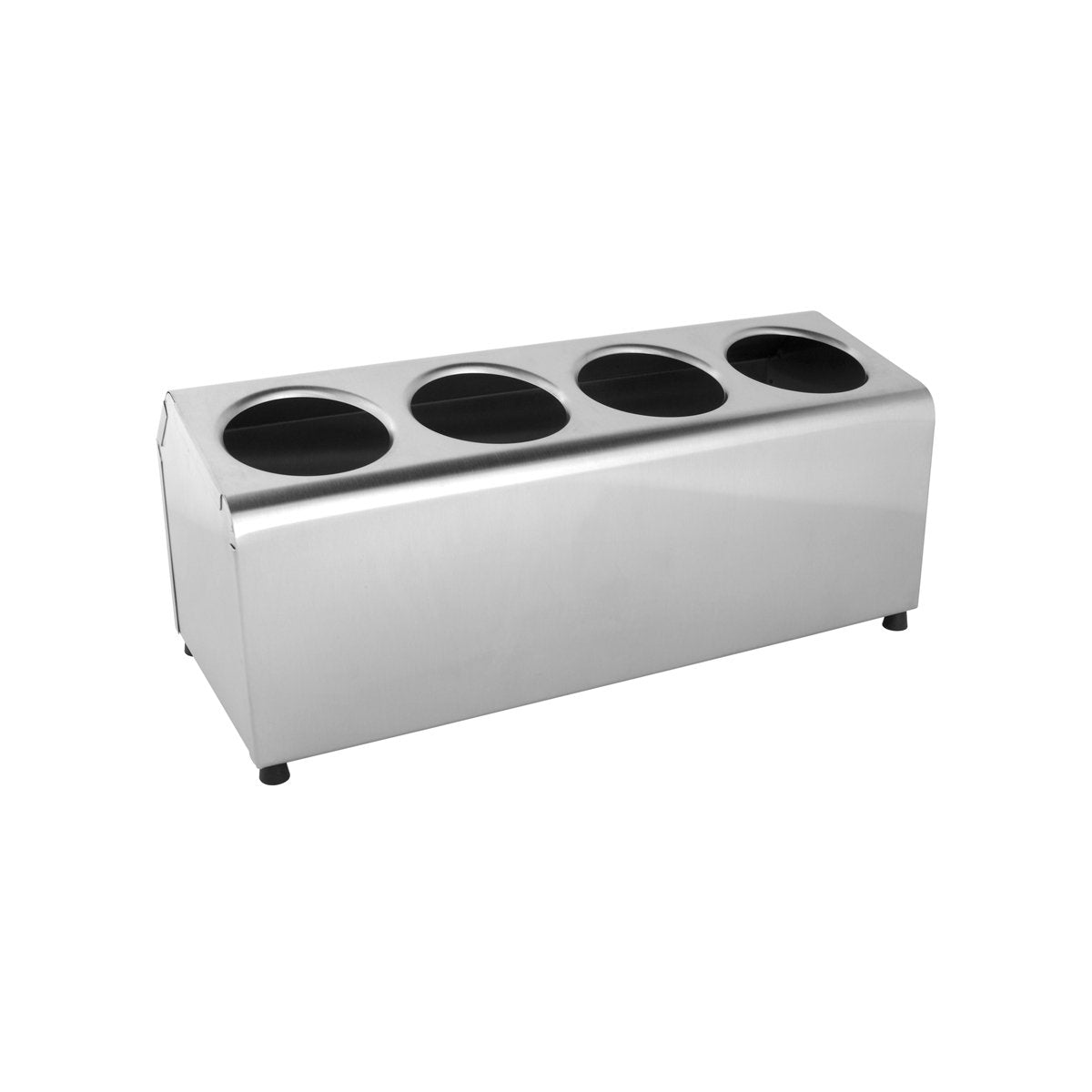 Chef Inox Cutlery Cylinder Holder 4 Hole Long
