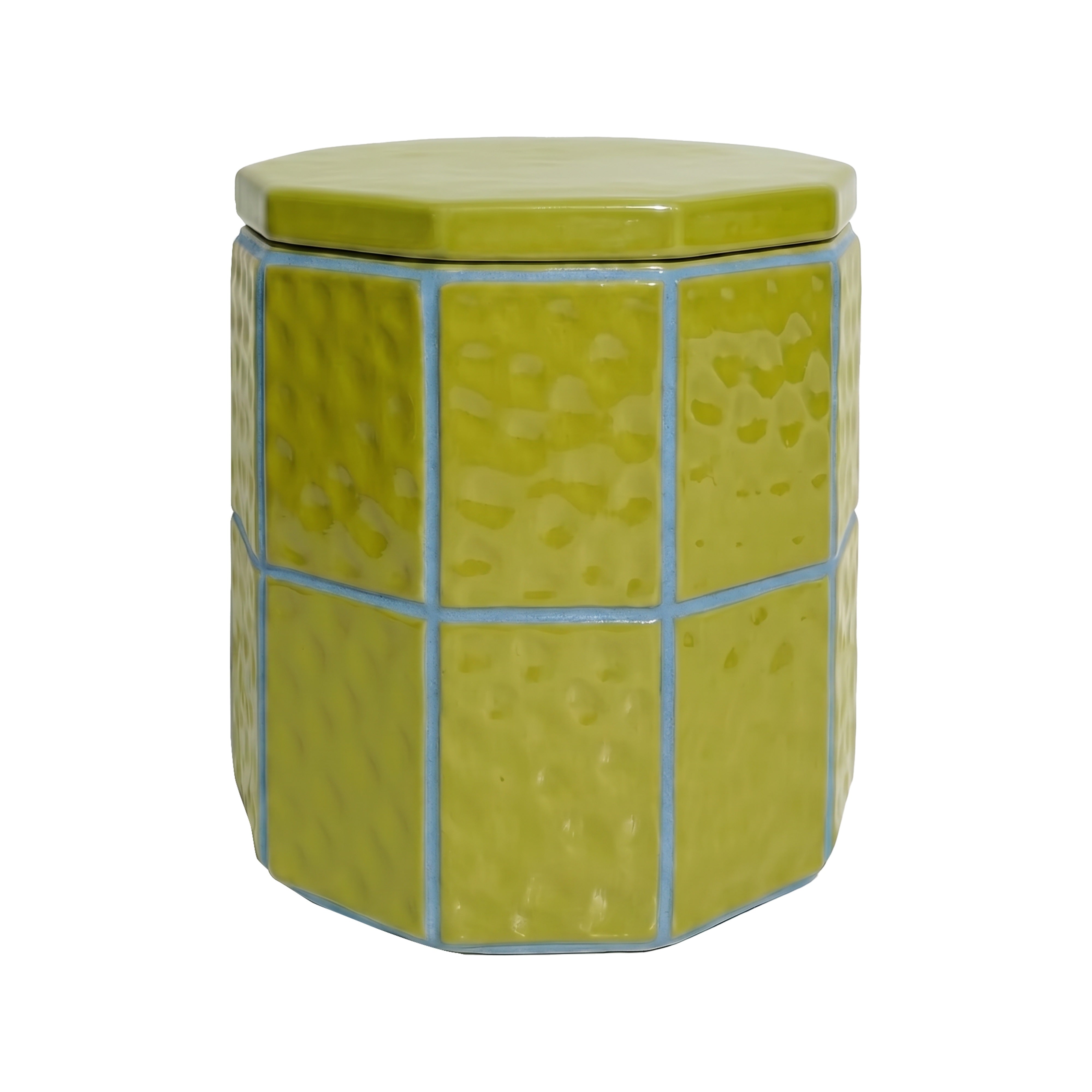 Emporium Sadie Tile Collection Canister Green & Blue