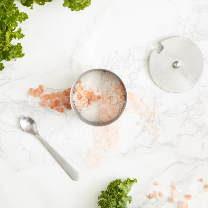 RSVP Endurance Stainless Steel Salt Cellar with Spoon 59ml