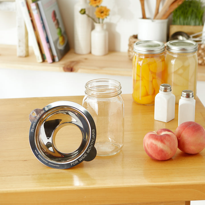RSVP Endurance Stainless Steel Wide Mouth Canning Funnel 7cm Spout