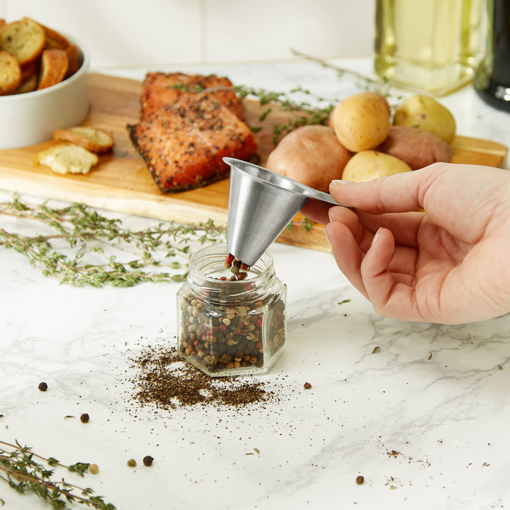 RSVP Endurance Stainless Steel Peppercorn Funnel 5cm