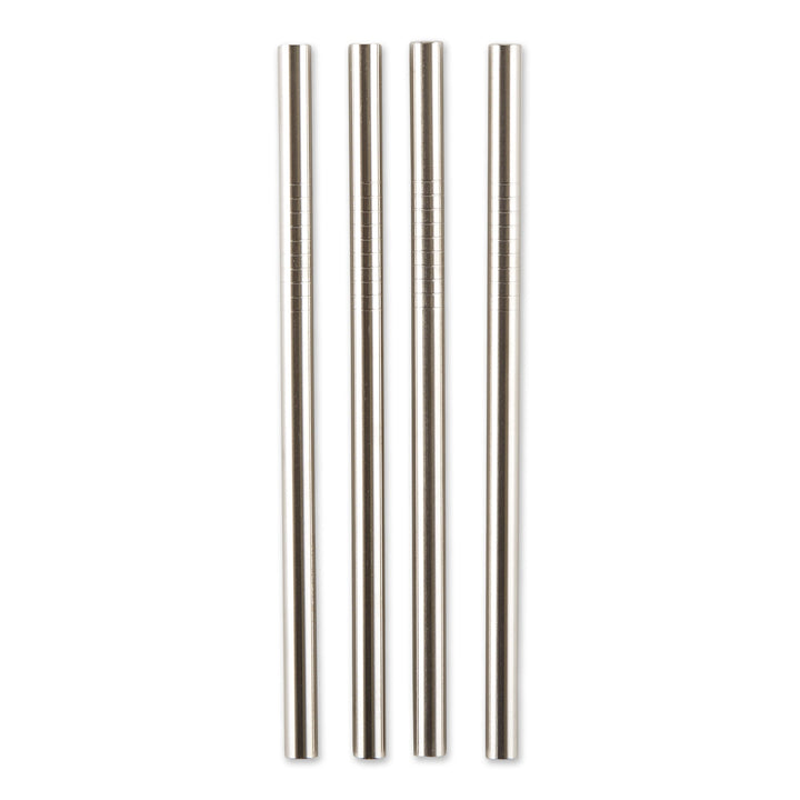 RSVP Endurance Stainless Steel Mini Drink Straws Set of 4 12.7cm