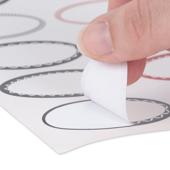 RSVP Canning Oval Jar Labels Pack of 48