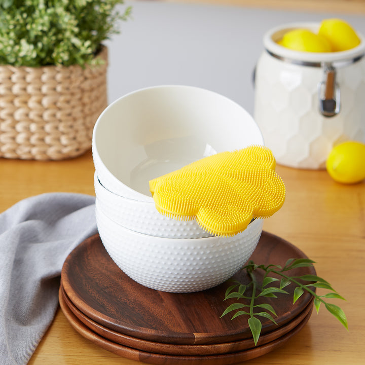 RSVP Silicone Soft Scrubber - Yellow