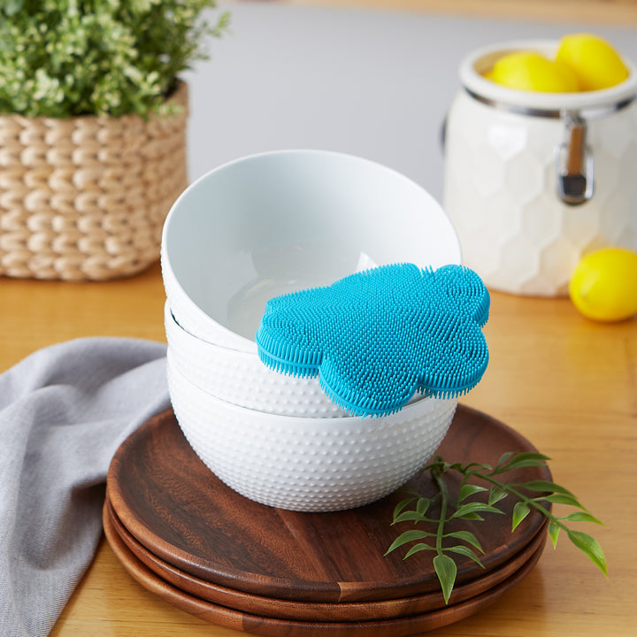 RSVP Silicone Soft Scrubber - Turquoise
