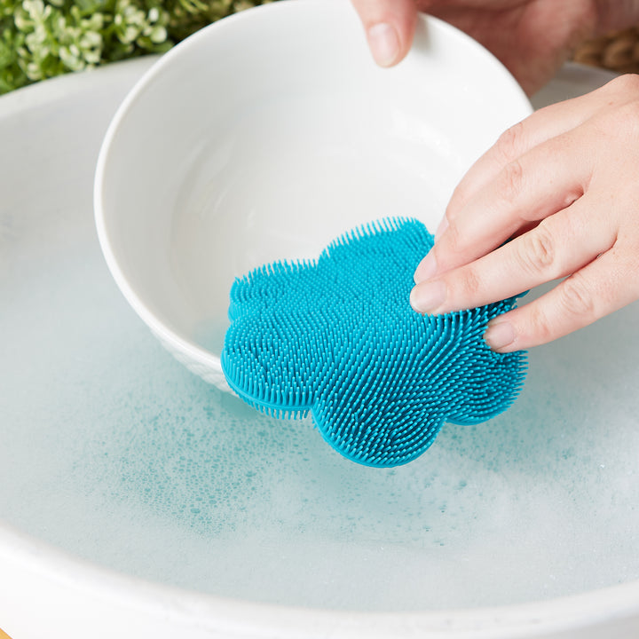 RSVP Silicone Soft Scrubber - Turquoise
