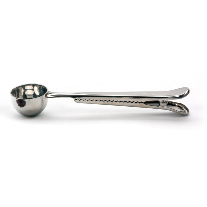 RSVP Endurance Stainless Steel Coffee Scoop ‘N Clip 17.7cm