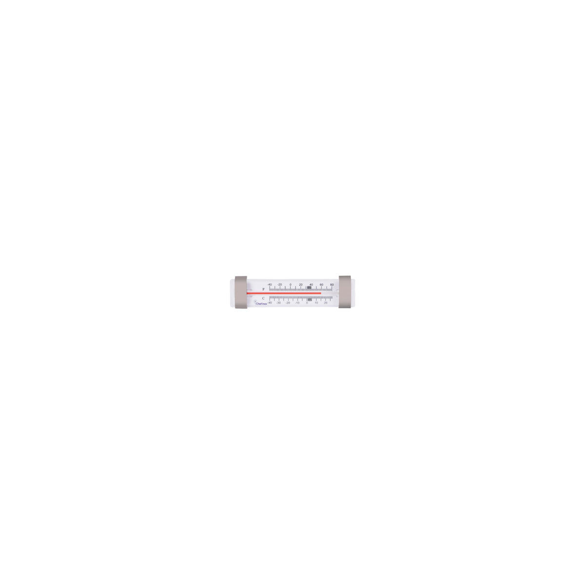 Chef Inox Thermometer Fridge Freezer Glass Tube 130x35mm