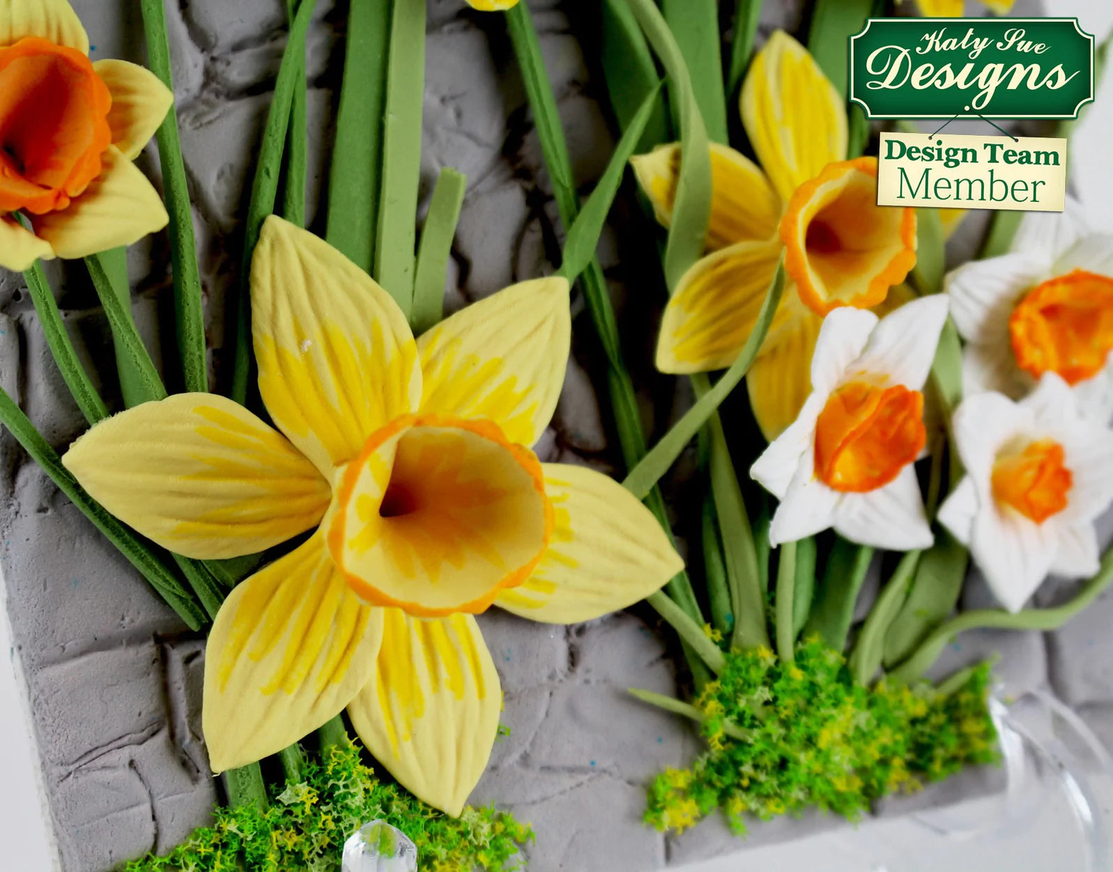Katy Sue Silicone Mould Daffodils