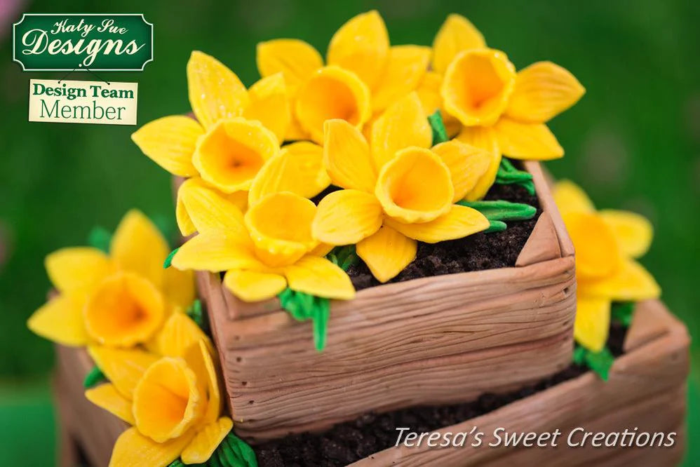 Katy Sue Silicone Mould Daffodils