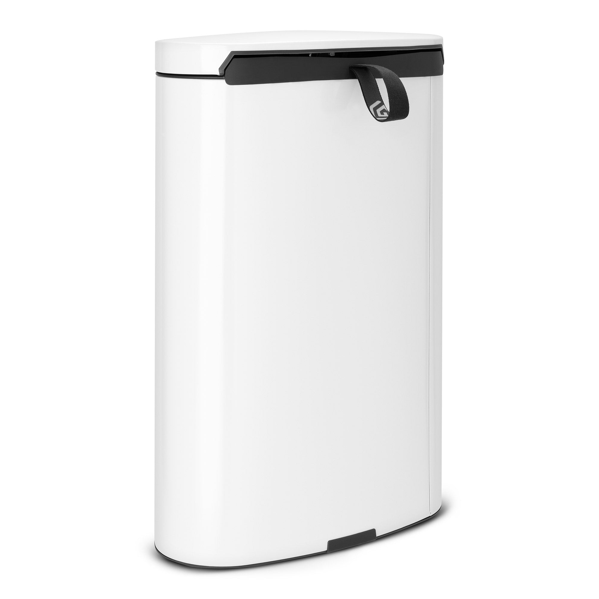 Brabantia Pedal Bin 40 Litre FlatBack - White