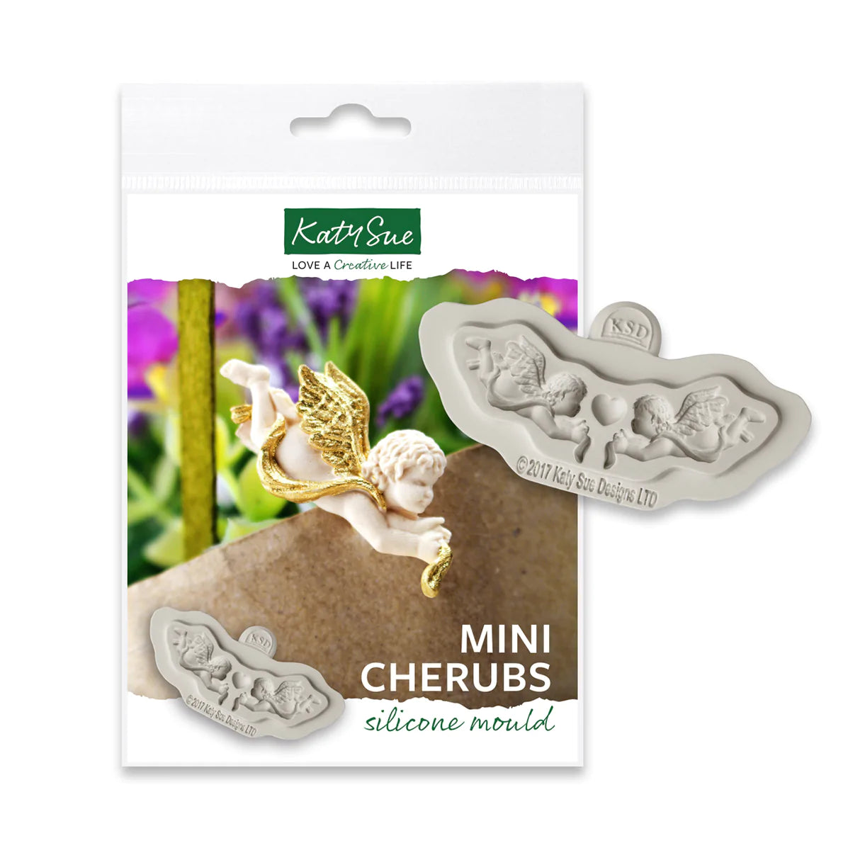 Katy Sue Silicone Mould Mini Cherubs