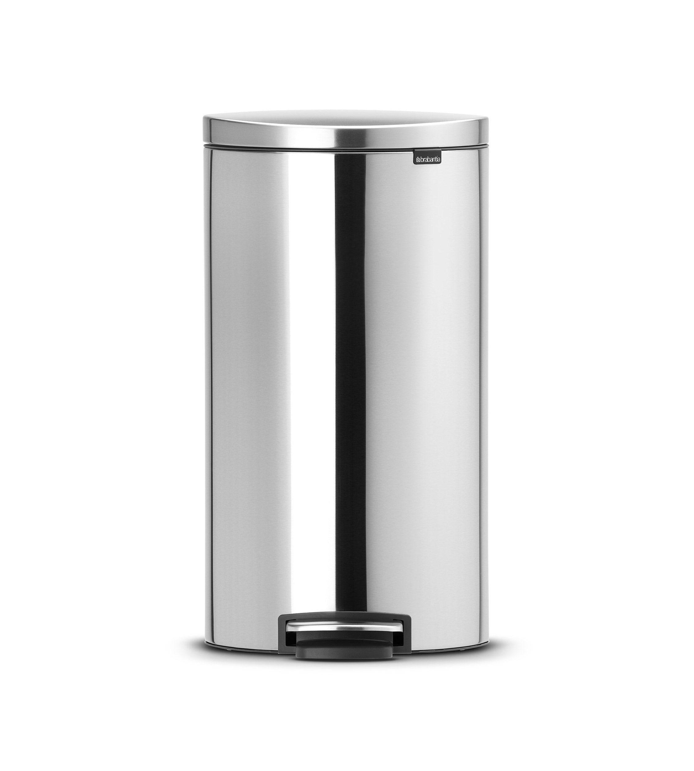 Brabantia Pedal Bin FlatBack 30 Litre - FPP Matt Steel