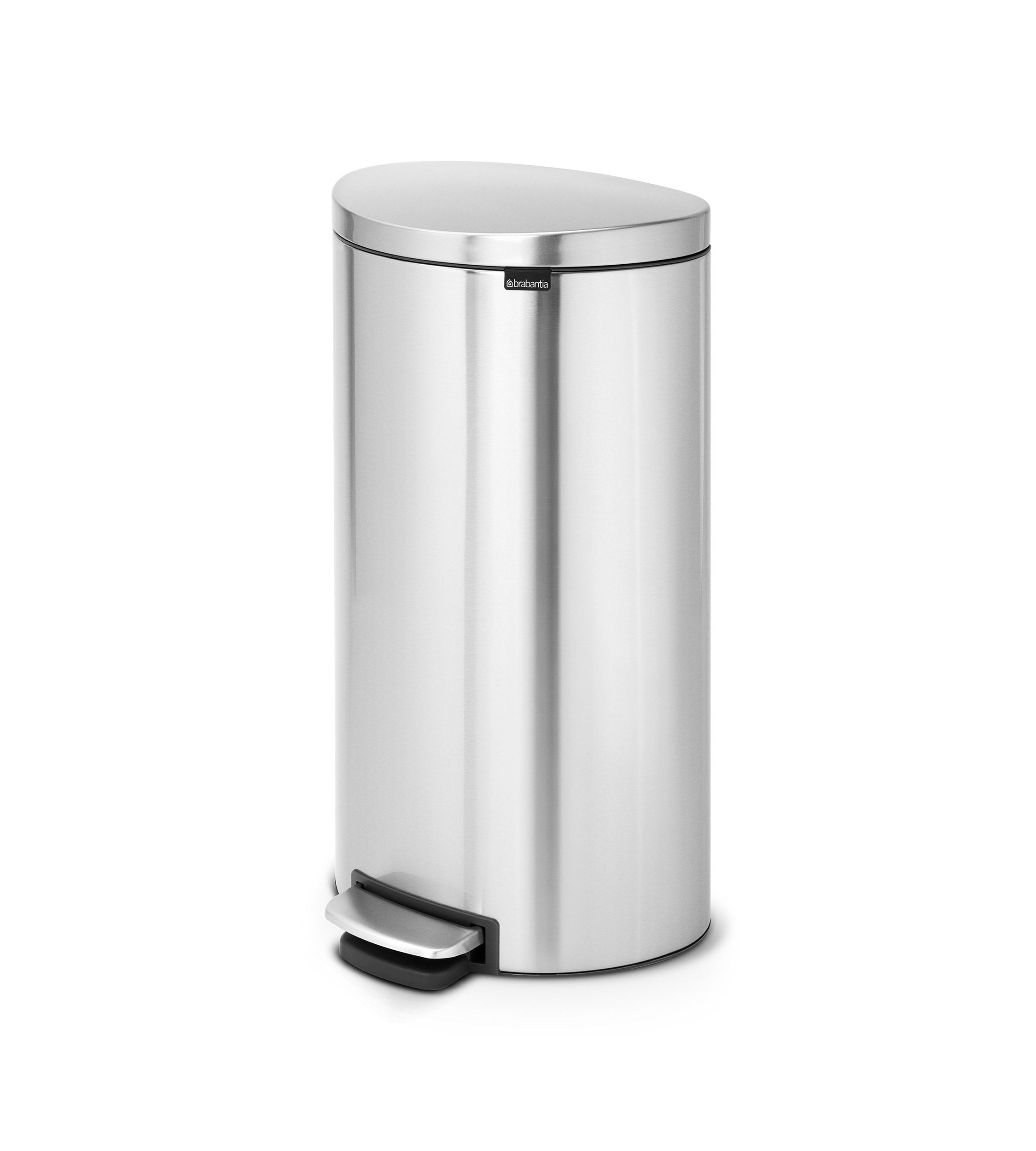 Brabantia Pedal Bin FlatBack 30 Litre - FPP Matt Steel