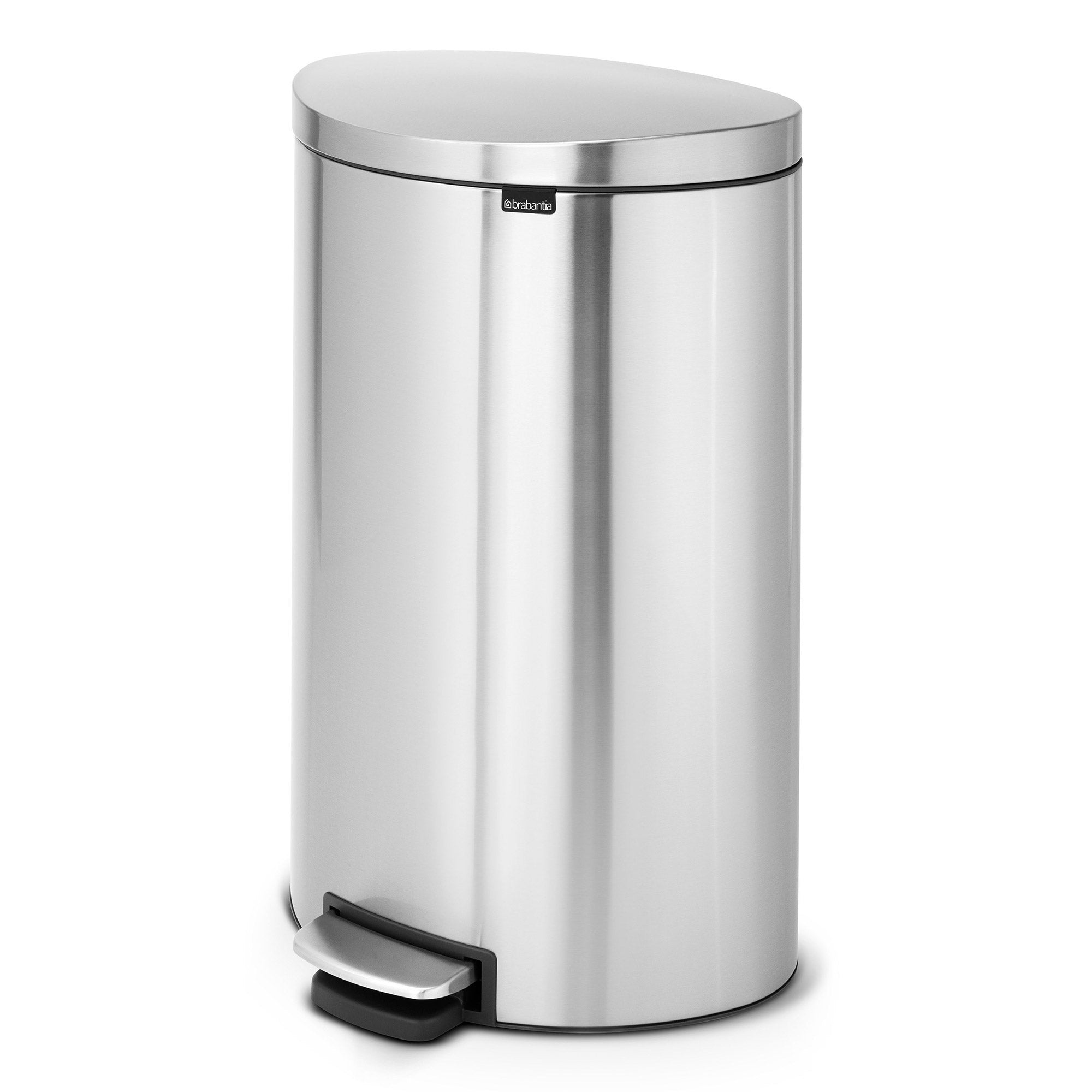 Brabantia Pedal Bin  FlatBack 40 Litre - FPP Matt Steel