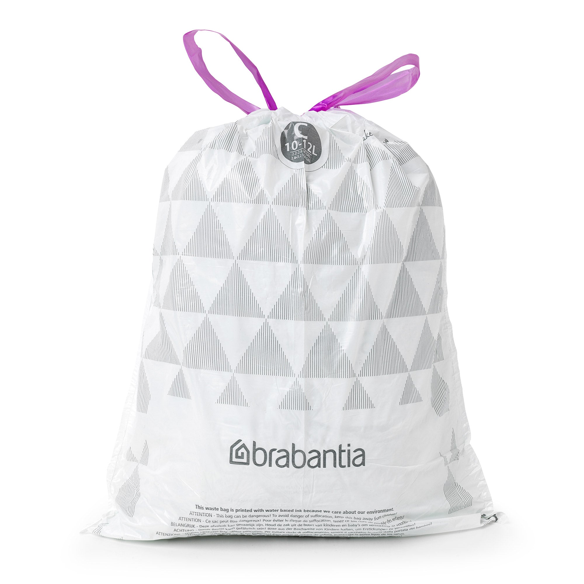 Brabantia Bin Liner Code C (10-12 Litre) 40 Bags Dispenser Pack