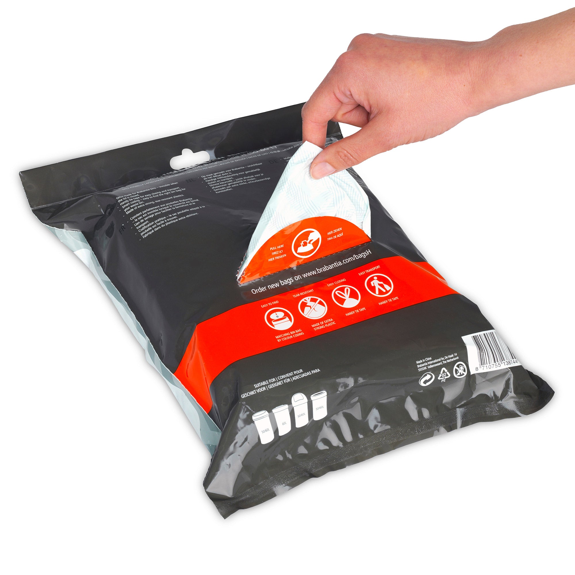 Brabantia Bin Liner Code H (50-60 Litre) 40 Bags Dispenser Pack